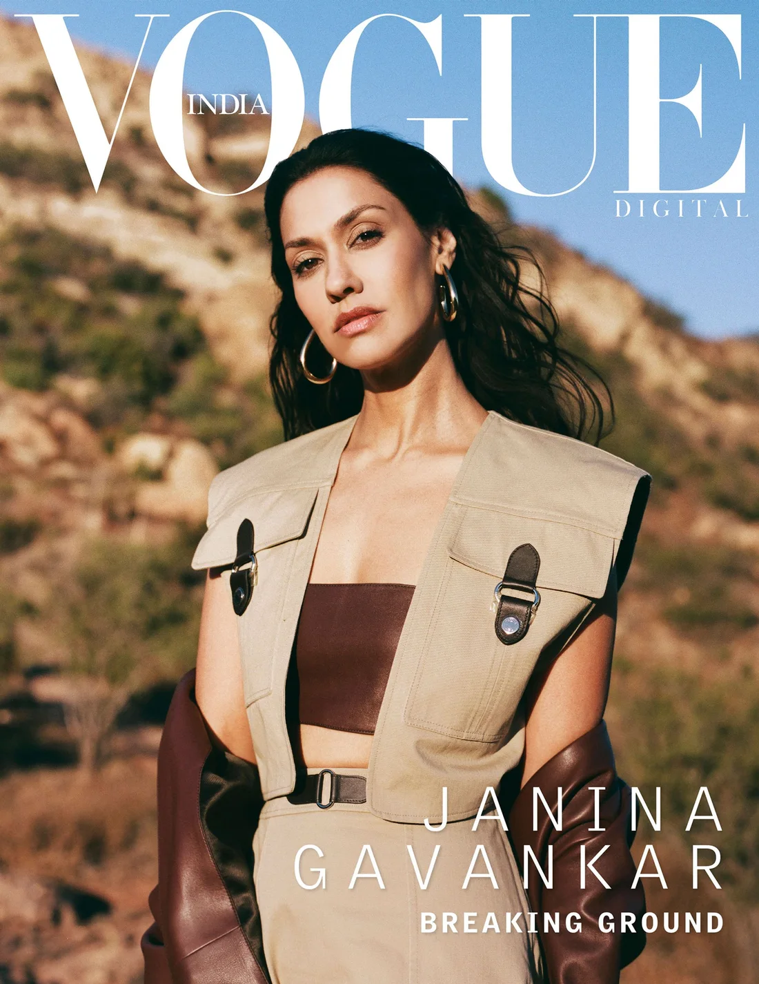 Janina Gavankar for Vogue India
